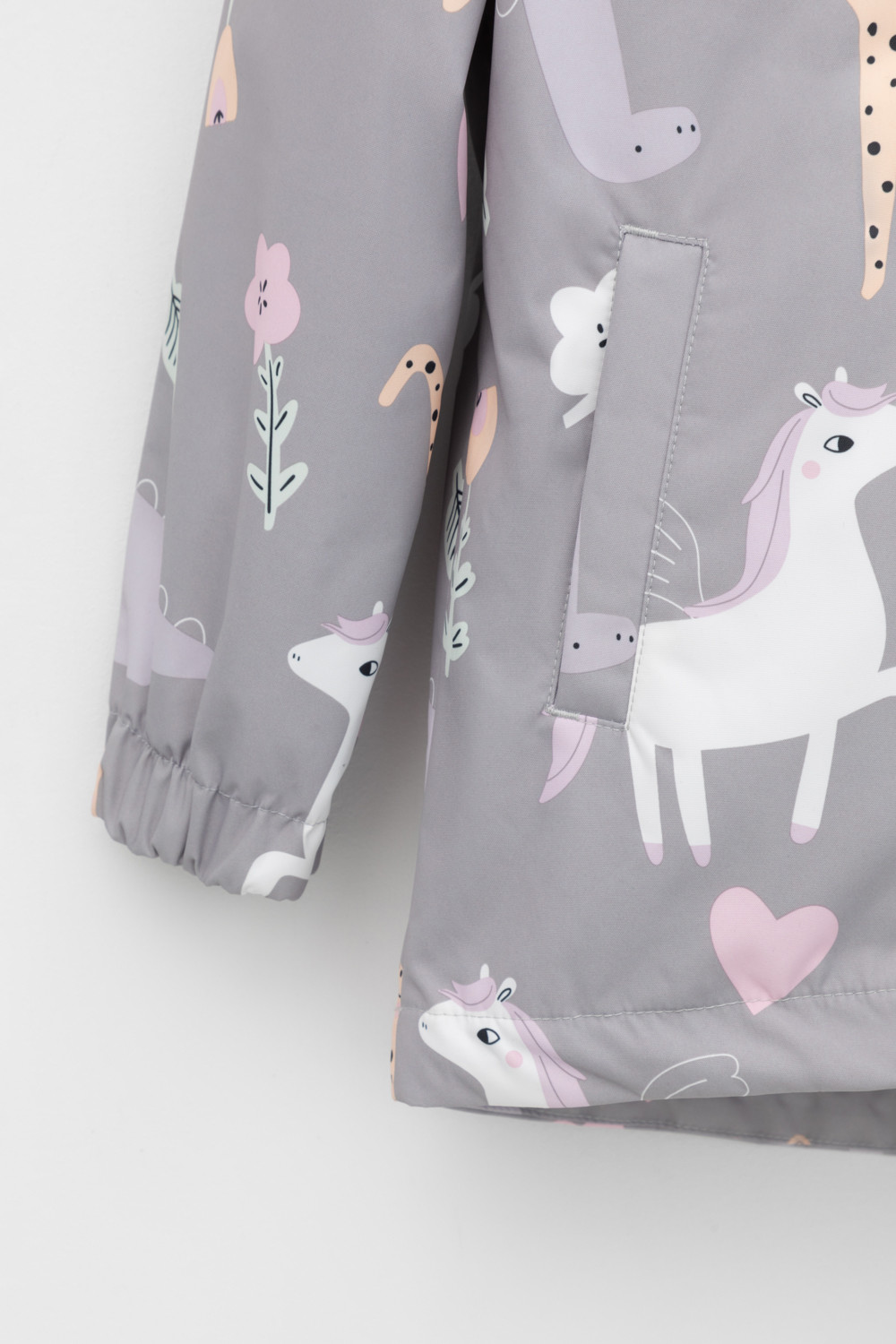 Куртка для девочки, артикул: ВК 32144/н/5 Ал, цвет: серый, фото 7