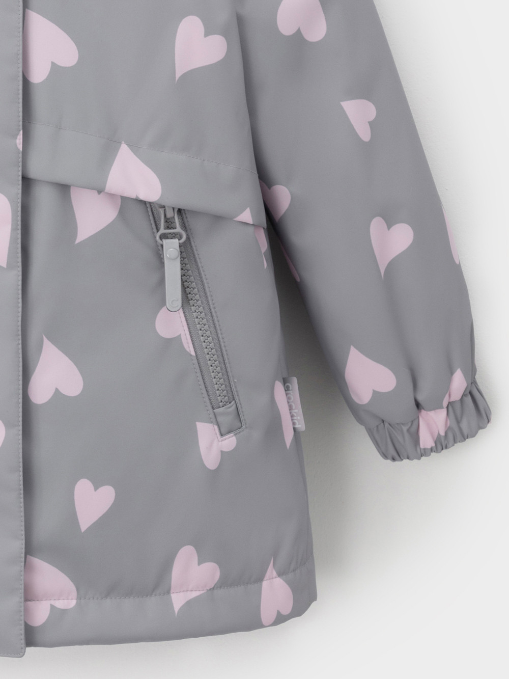 Куртка для девочки, артикул: ВК 32190/н/3 УЗГ, цвет: серый, фото 7