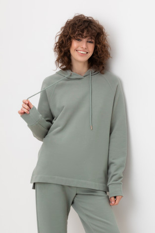 Толстовки женские для мам, артикул: ЕВТ 3160/24, цвет: зеленый
