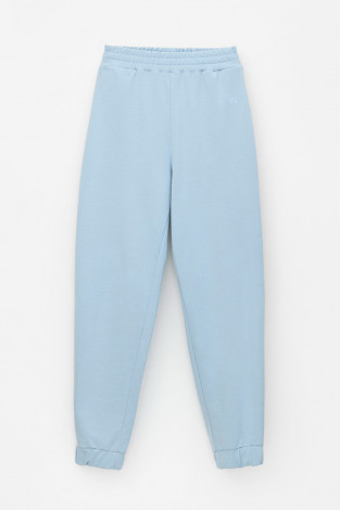 Брюки женские для мам, артикул: ЕВТ 4109, цвет: голубой - 2 фото