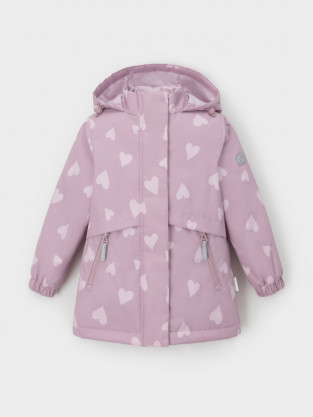 Куртка для девочки, артикул: ВК 32190/н/2 УЗГ, цвет: фиолетовый - 2 фото