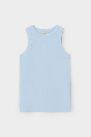 Майки женские для мам, артикул: ЕВТ 3239, цвет: голубой - 2 фото